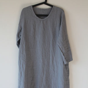 Handmade linen dress
